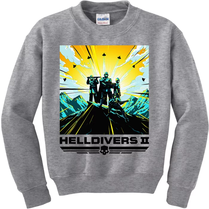 H.Elldivers 2 Colorful Sony Playstation Video Game Kids Sweatshirt