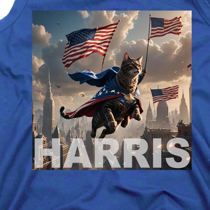 Harris 2024 Childless Cat Funny Usa Election Tank Top