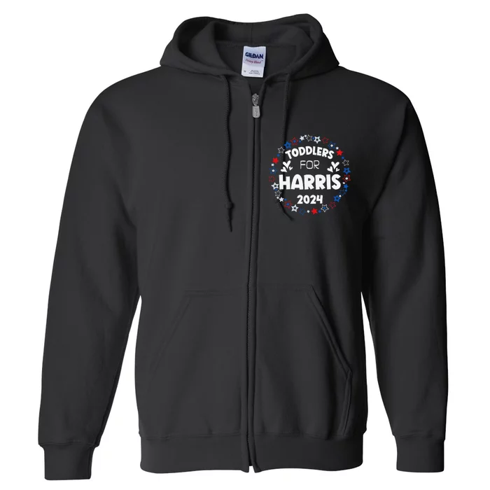 Harris 2024 Cute Love Kamala Harris Gift Full Zip Hoodie