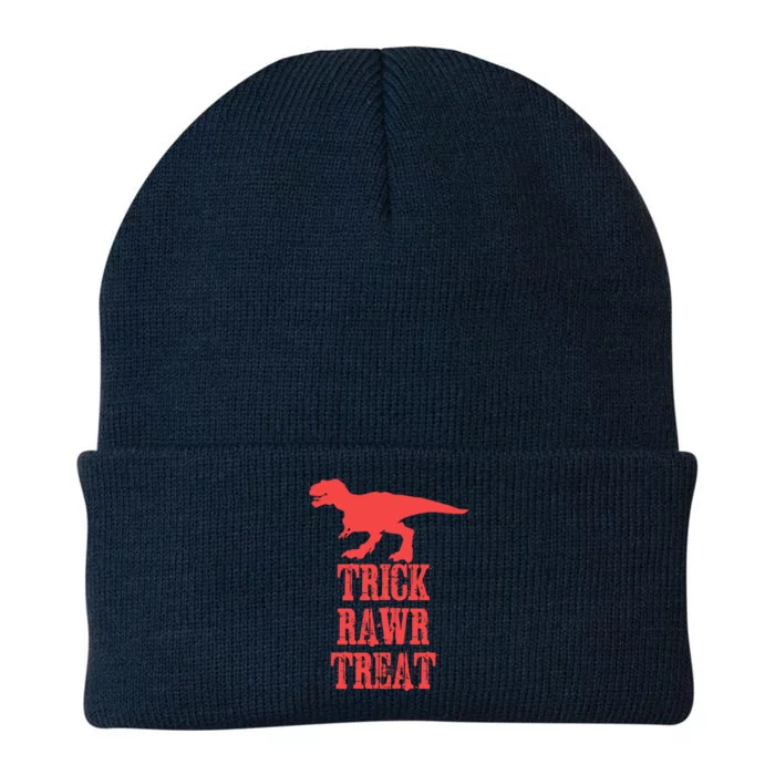 Halloween 2020 Costume Trick Rawr Treat Gift Knit Cap Winter Beanie