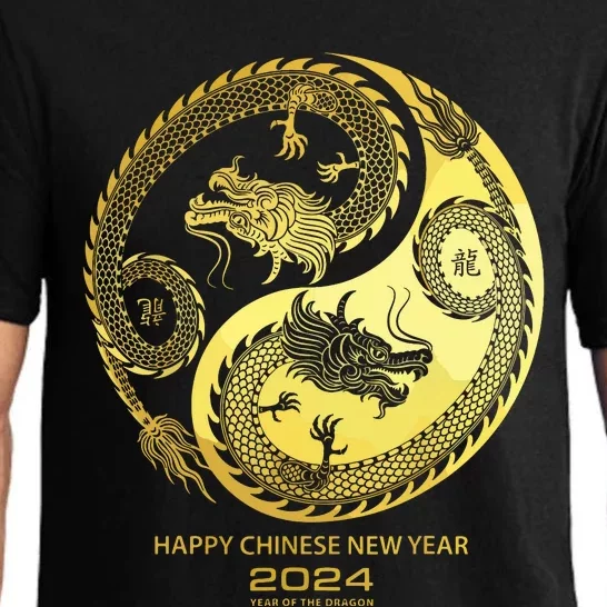 Happy 2024 Chinese New Year 2024 Year Of The Dragon 2024 Pajama Set