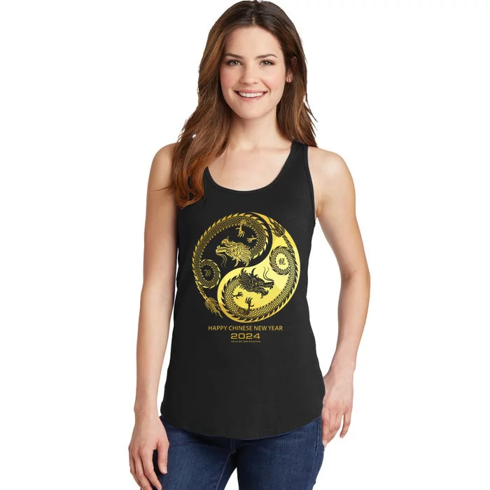 Happy 2024 Chinese New Year 2024 Year Of The Dragon 2024 Ladies Essential Tank