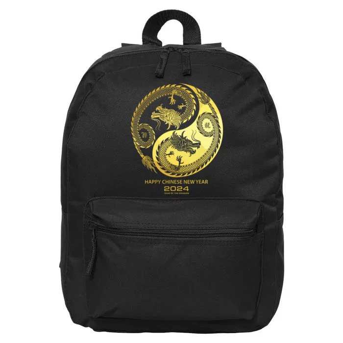 Happy 2024 Chinese New Year 2024 Year Of The Dragon 2024 16 in Basic Backpack