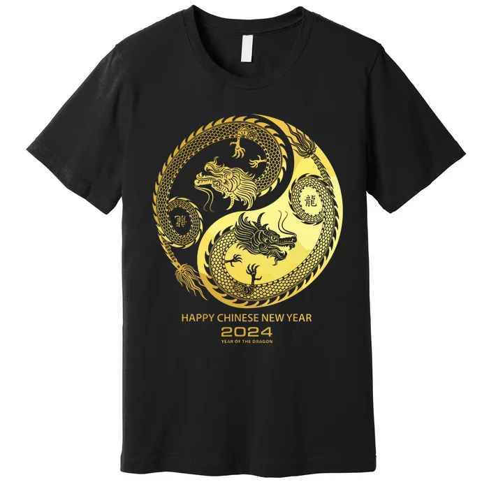 Happy 2024 Chinese New Year 2024 Year Of The Dragon 2024 Premium T ...