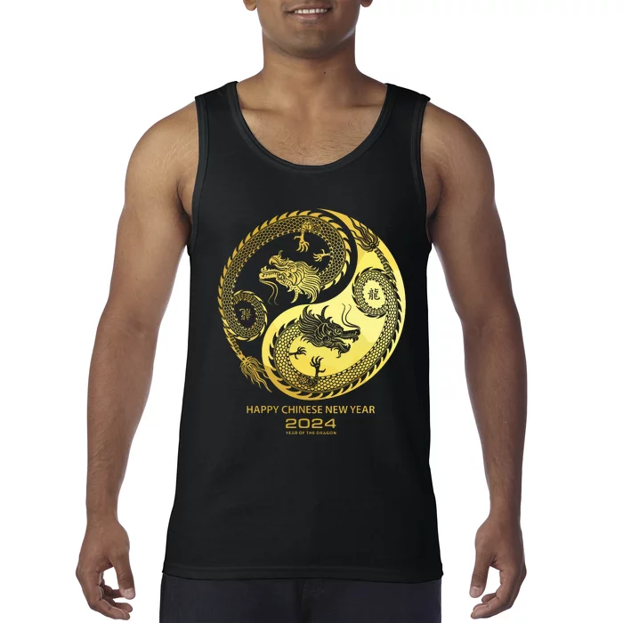 Happy 2024 Chinese New Year 2024 Year Of The Dragon 2024 Tank Top