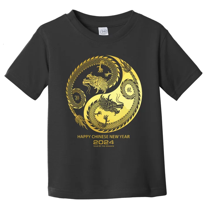 Happy 2024 Chinese New Year 2024 Year Of The Dragon 2024 Toddler T-Shirt