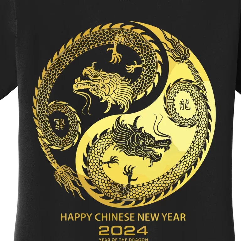 Happy 2024 Chinese New Year 2024 Year Of The Dragon 2024 Women's T-Shirt