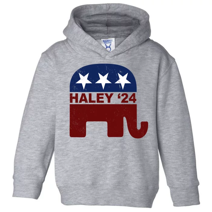 Haley 2024 Election Republican Toddler Hoodie