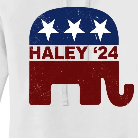 Haley 2024 Election Republican Women's Pullover Hoodie