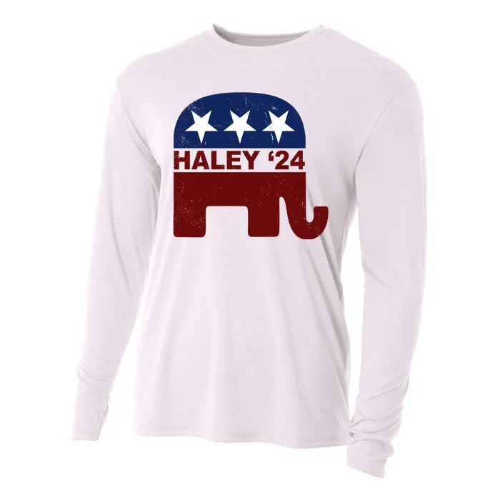 Haley 2024 Election Republican Cooling Performance Long Sleeve Crew