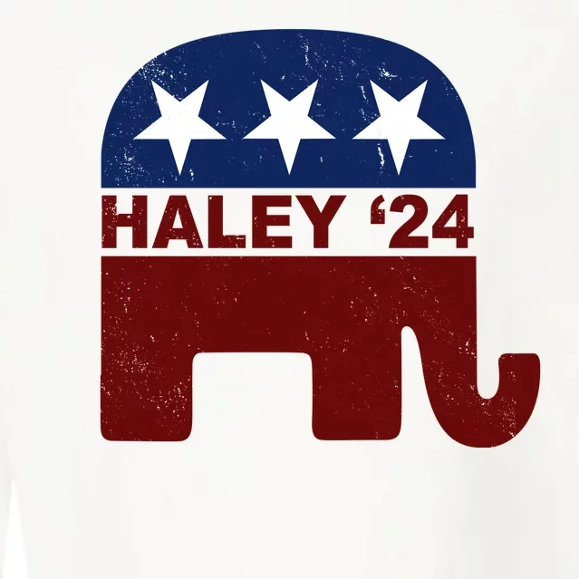 Haley 2024 Election Republican Cropped Pullover Crew