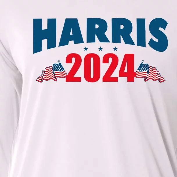 Harris 2024 Election Cooling Performance Long Sleeve Crew