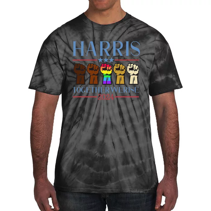 Harris 2024 Election Lgbt Kamala Harris 2024 Gift Tie-Dye T-Shirt