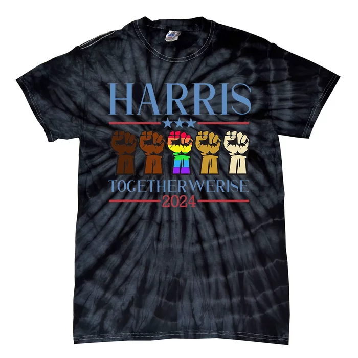 Harris 2024 Election Lgbt Kamala Harris 2024 Gift Tie-Dye T-Shirt