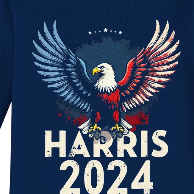 Harris 2024 Eagle Baby Long Sleeve Bodysuit