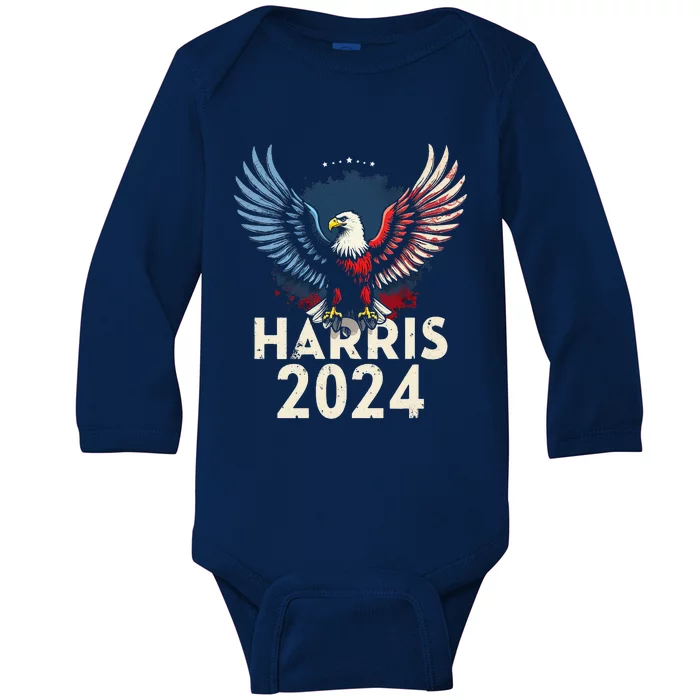 Harris 2024 Eagle Baby Long Sleeve Bodysuit