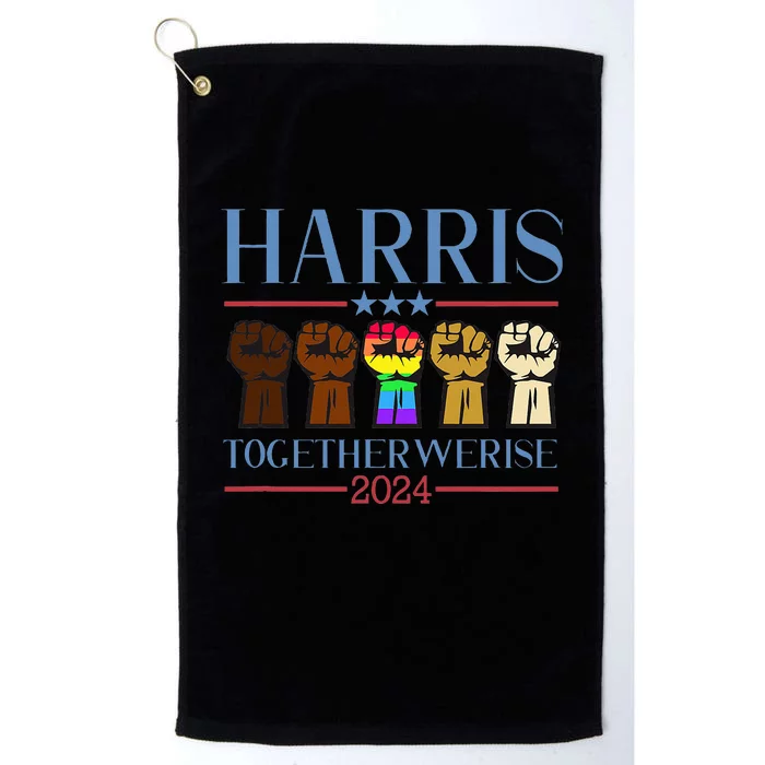 Harris 2024 Election Lgbt Kamala Harris 2024 Platinum Collection Golf Towel