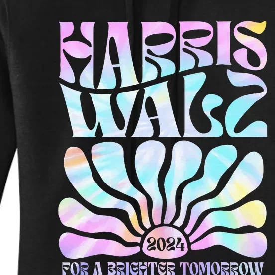 Harriswaltz 2024 For A Brighter Tomorrow Boho Aesthetic Women's Pullover Hoodie