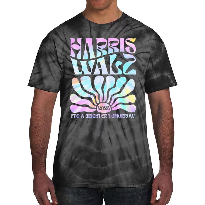 Harriswaltz 2024 For A Brighter Tomorrow Boho Aesthetic Tie-Dye T-Shirt