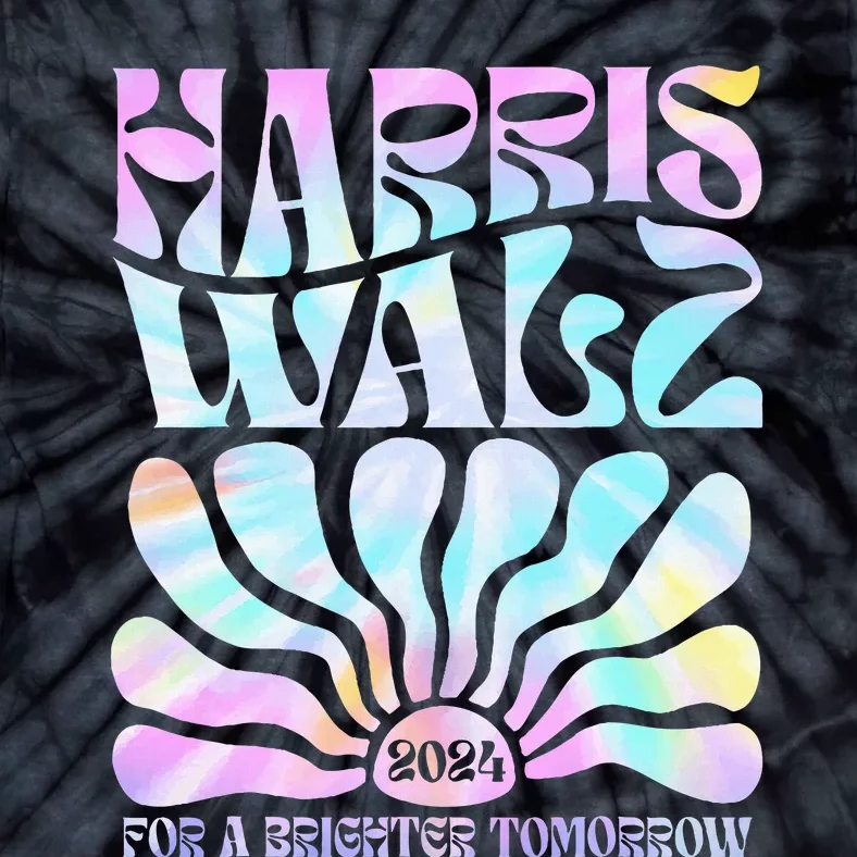 Harriswaltz 2024 For A Brighter Tomorrow Boho Aesthetic Tie-Dye T-Shirt