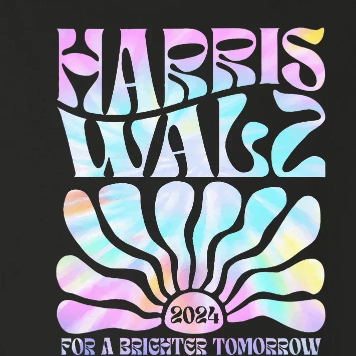 Harriswaltz 2024 For A Brighter Tomorrow Boho Aesthetic Toddler Long Sleeve Shirt