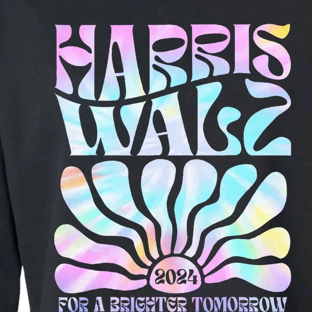 Harriswaltz 2024 For A Brighter Tomorrow Boho Aesthetic Cropped Pullover Crew