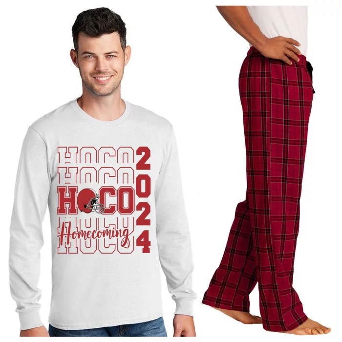 Hoco 2024 Football Homecoming Team Supporter Long Sleeve Pajama Set