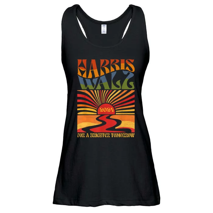 Harriswaltz 2024 For A Brighter Tomorrow Boho Aesthetic Ladies Essential Flowy Tank