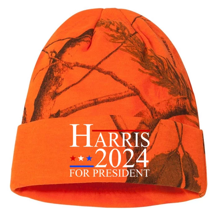 Harris 2024 For President Eleciton Kati - 12in Camo Beanie