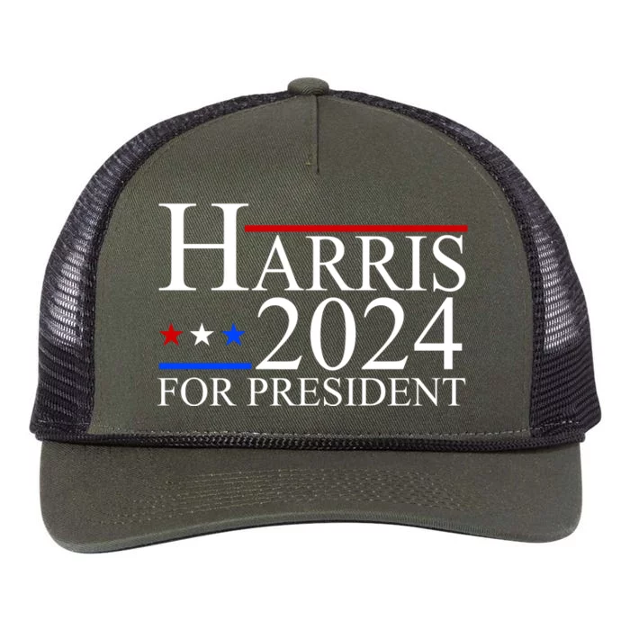 Harris 2024 For President Eleciton Retro Rope Trucker Hat Cap