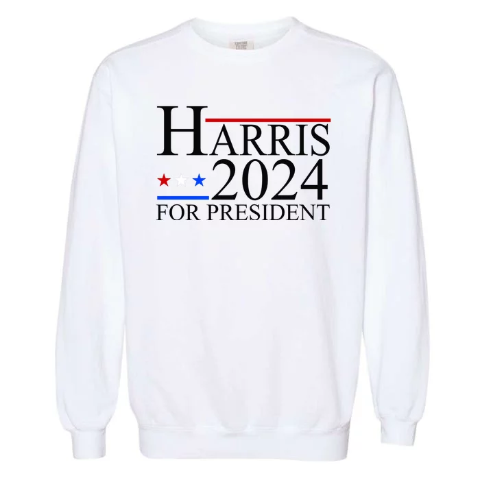 Harris 2024 For President Eleciton Garment-Dyed Sweatshirt