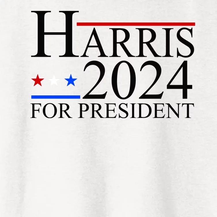 Harris 2024 For President Eleciton Women's Crop Top Tee