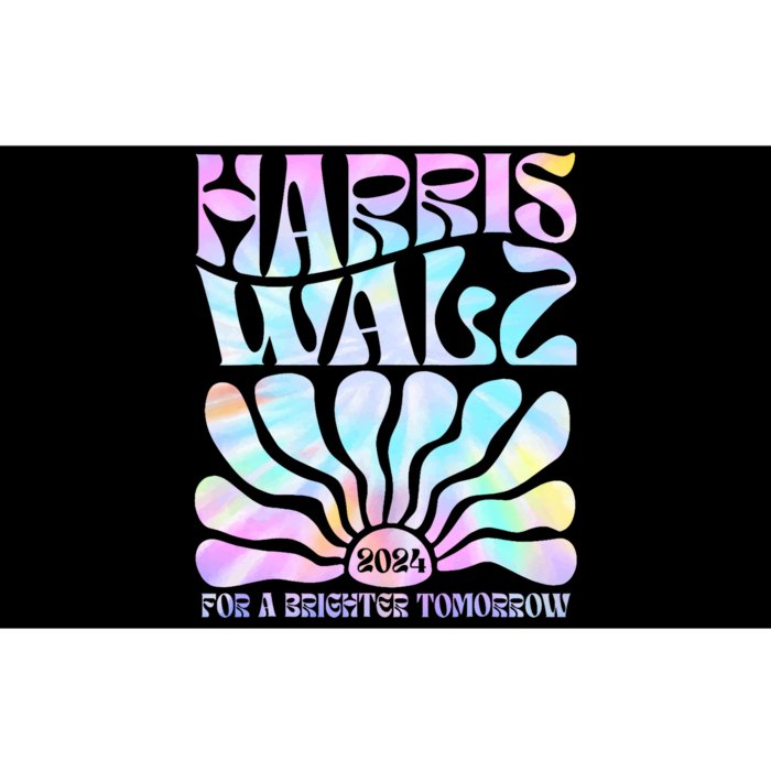 Harriswaltz 2024 For A Brighter Tomorrow Boho Aesthetic Bumper Sticker