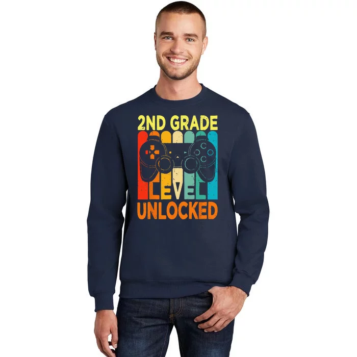 Hello 2nd Grade Level Unlocked Video Game Back To School Sweatshirt