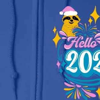 Hello 2024 Gift Full Zip Hoodie