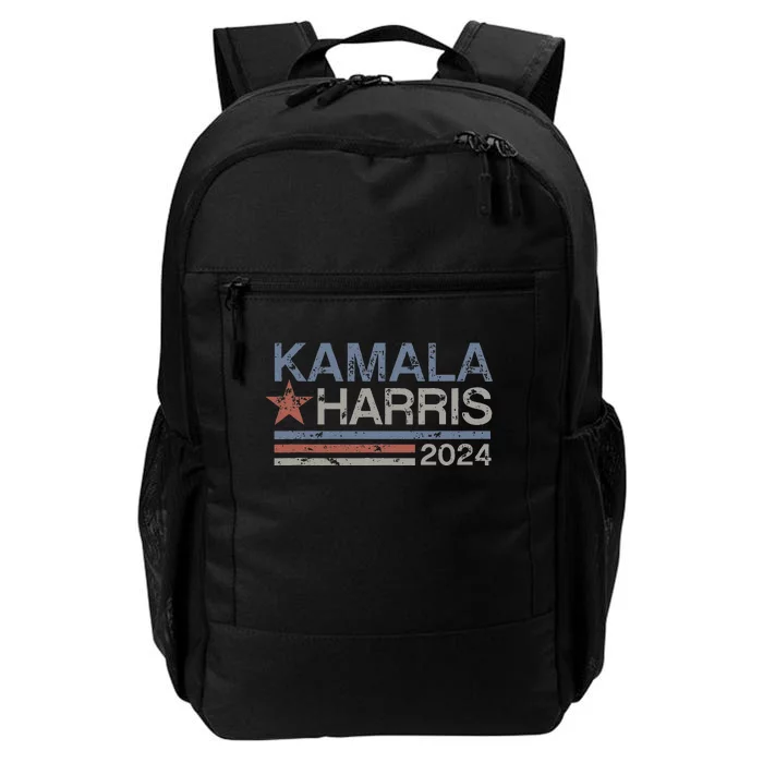 Harris 2024 Grunge Retro Stripes Vintage Kamala Harris 2024 Daily Commute Backpack