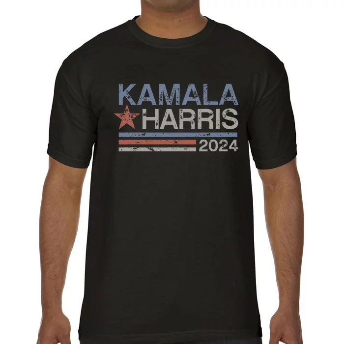 Harris 2024 Grunge Retro Stripes Vintage Kamala Harris 2024 Comfort Colors T-Shirt