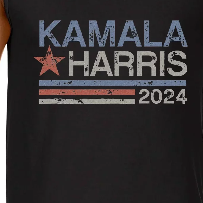 Harris 2024 Grunge Retro Stripes Vintage Kamala Harris 2024 Comfort Colors® Tank Top