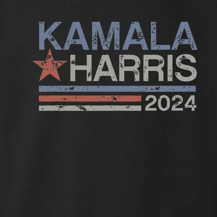 Harris 2024 Grunge Retro Stripes Vintage Kamala Harris 2024 Toddler Hoodie