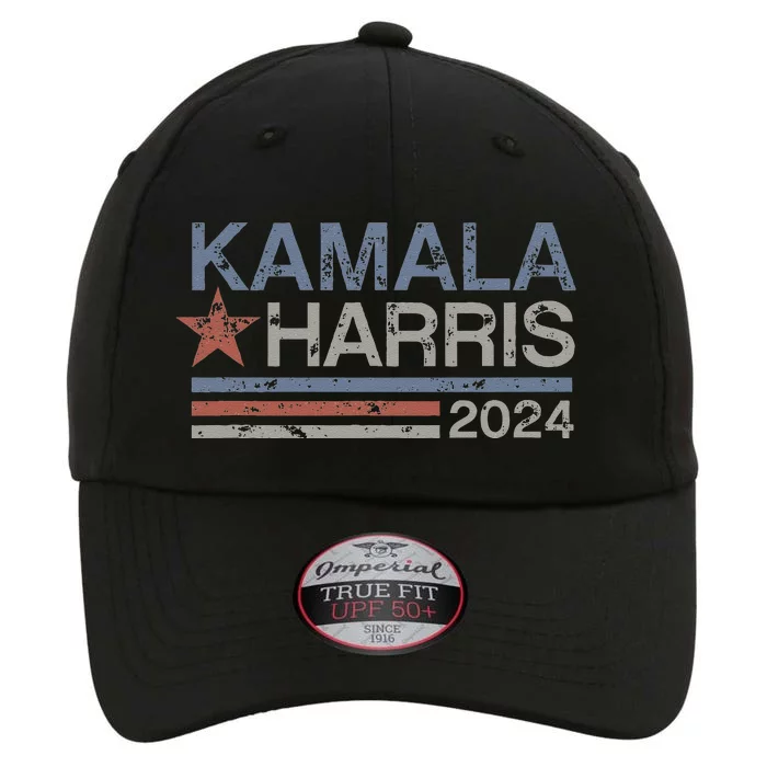 Harris 2024 Grunge Retro Stripes Vintage Kamala Harris 2024 The Original Performance Cap