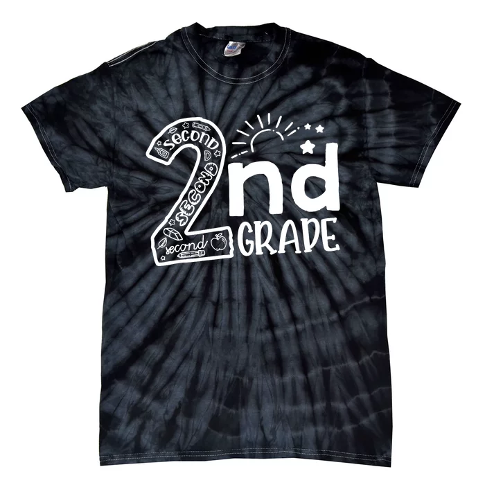 Hello 2nd Grade Teachers Boy And Team Second Grade Tie-Dye T-Shirt