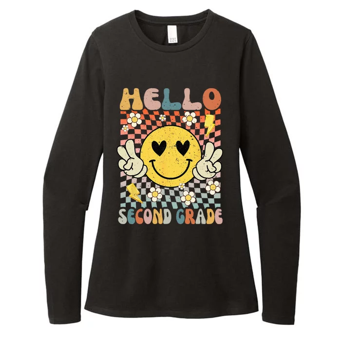 Hello 2nd Grade Back To School Second Grade Teacher Womens CVC Long Sleeve Shirt