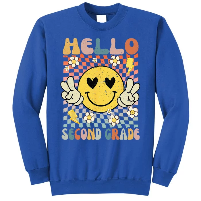 Hello 2nd Grade Back To School Second Grade Teacher Sweatshirt