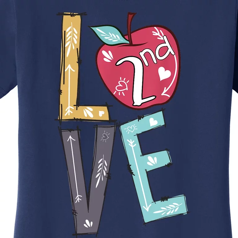 Hello 2nd grade Teacher Love Back To School Gifts Women's T-Shirt