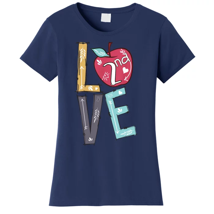 Hello 2nd grade Teacher Love Back To School Gifts Women's T-Shirt