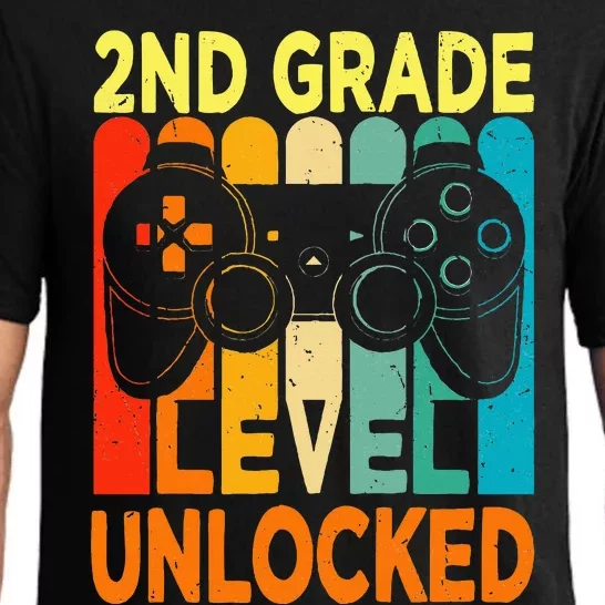 Hello 2nd Grade Level Unlocked Video Game Pajama Set