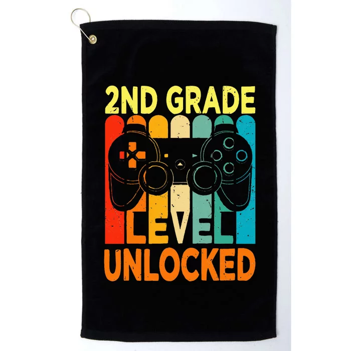 Hello 2nd Grade Level Unlocked Video Game Platinum Collection Golf Towel