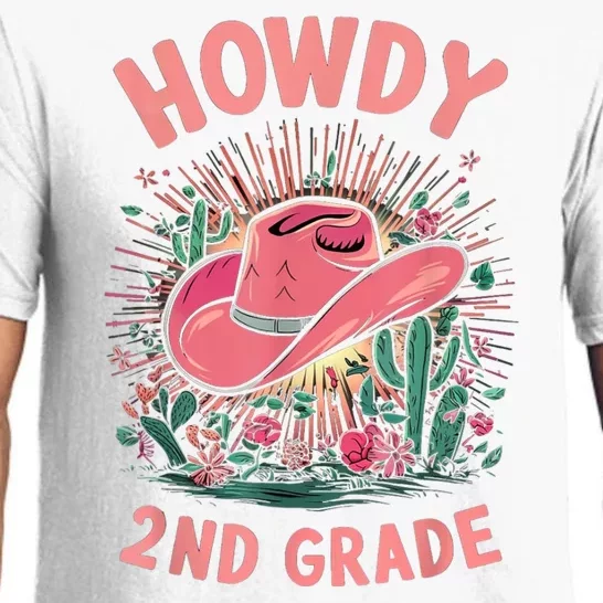 Howdy 2nd Grade Western Cowgirls Back To School Second Grade Pajama Set