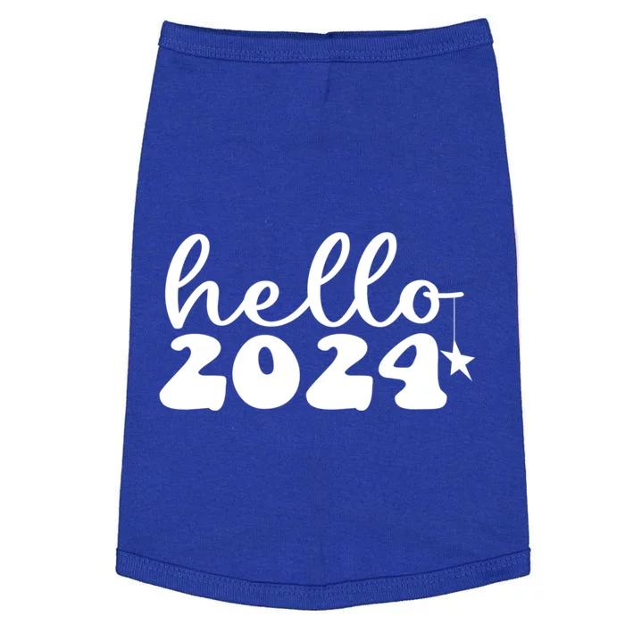 Hello 2024 Happy New Year Great Gift Doggie Tank