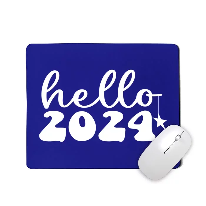 Hello 2024 Happy New Year Great Gift Mousepad